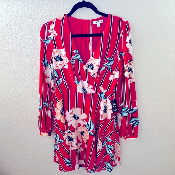 Express Floral Dress - Picture 1 of 4